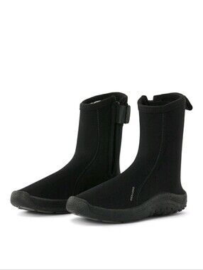 Men's Black Neoprene Swim Boots - Unbranded